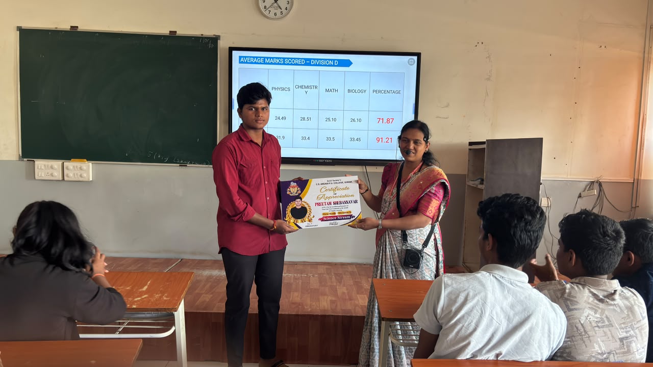 UNIT TEST certificate of appreciation for students